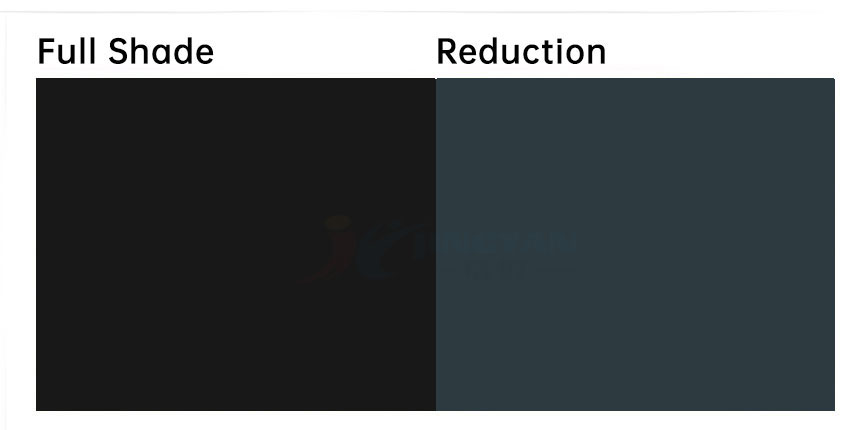 颜料黑28本色与冲淡色色卡