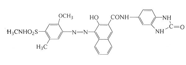 颜料红185分子结构图