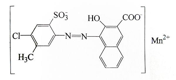 颜料红52:2分子结构图