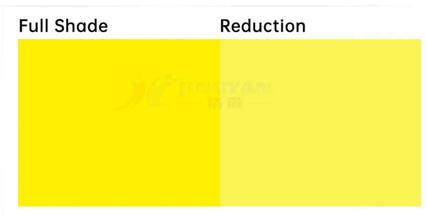 苯并咪唑酮颜料黄PY151颜色示意图