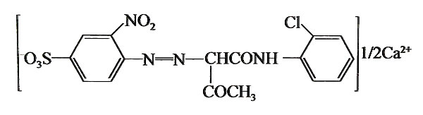 颜料黄168分子结构图