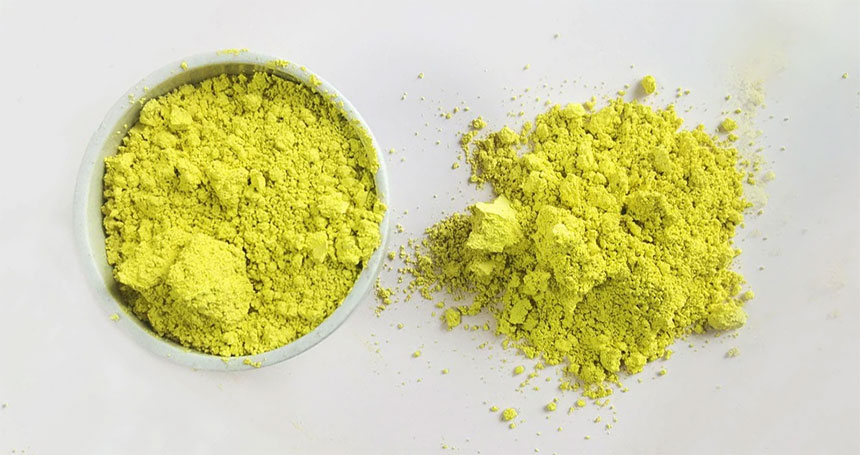 颜料黄53色粉实拍图