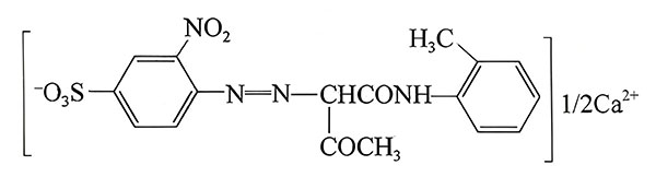 颜料黄62分子结构图