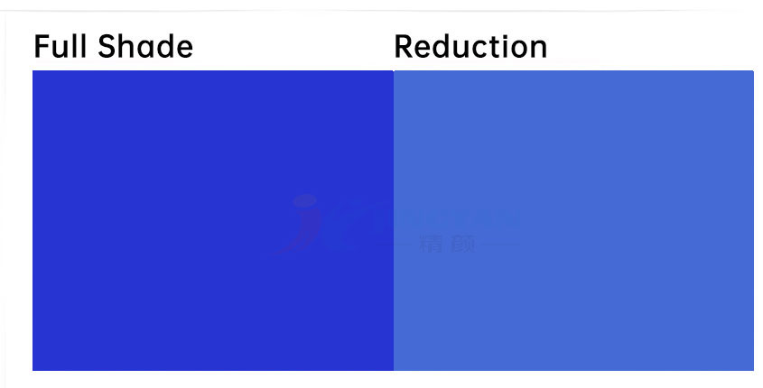 Solvent Blue 97溶剂染料着色色卡示意图
