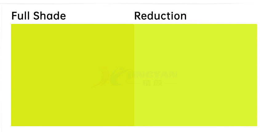 荧光染料溶剂绿5着色颜色色卡图