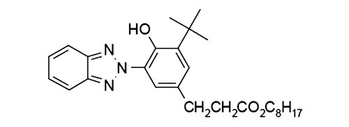 巴斯夫Tinuvin 384-2紫外线吸收剂分子结构式