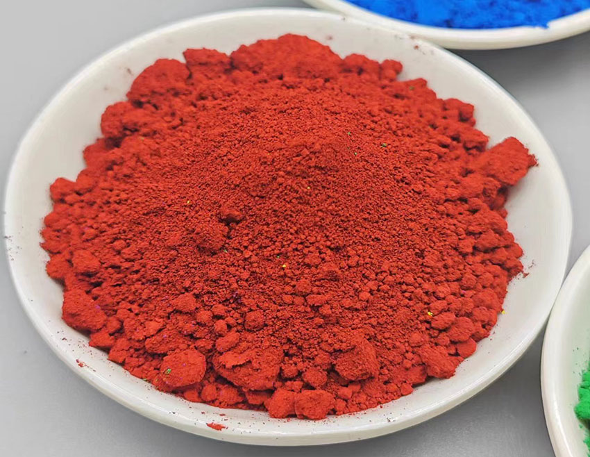氧化铁红色粉实拍图