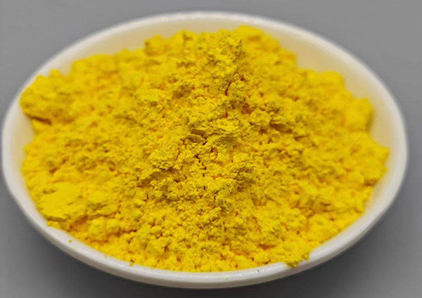 钒酸铋黄色粉实拍图