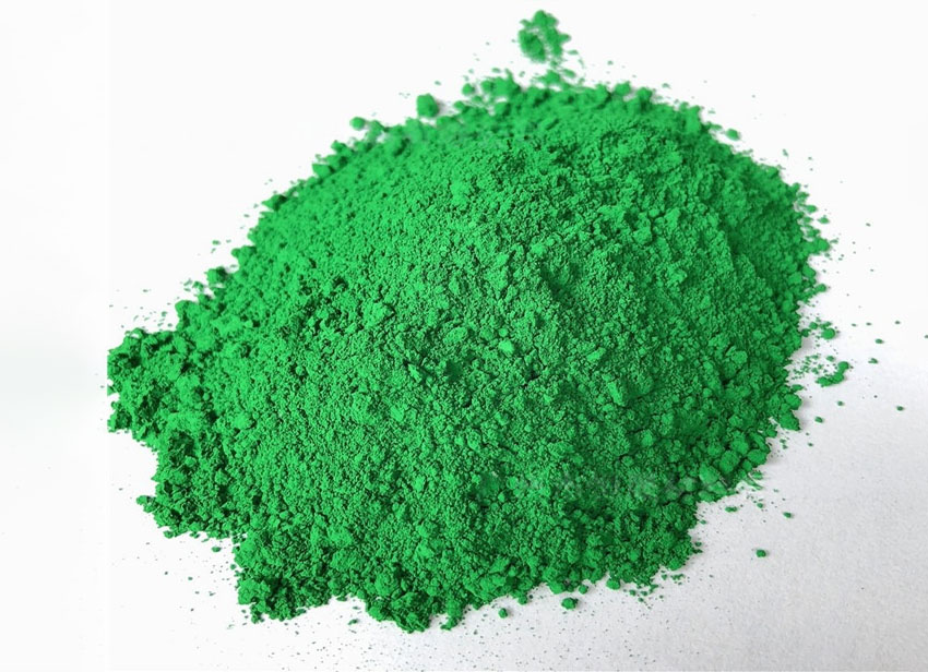 铬绿色粉实拍图