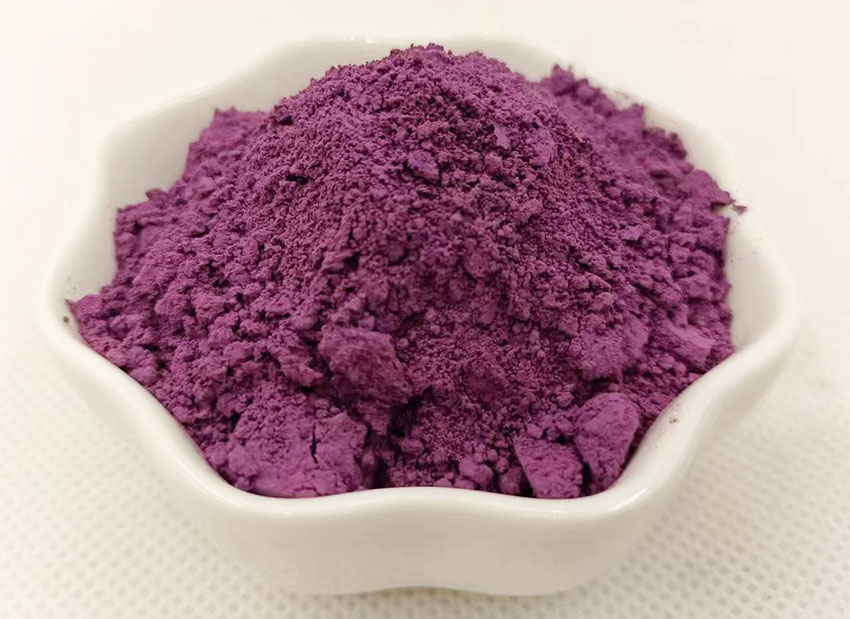 锰紫颜料色粉实拍图