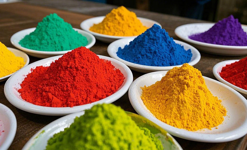 有机颜料色粉图