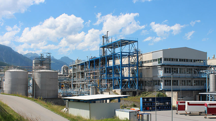 巴斯夫蒙泰工厂光学增白剂生产楼