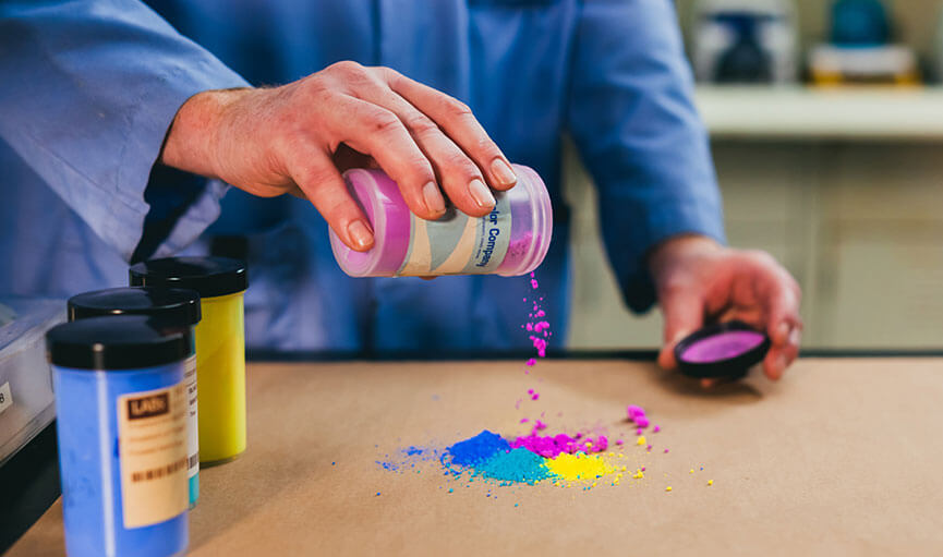 表面处理的颜料