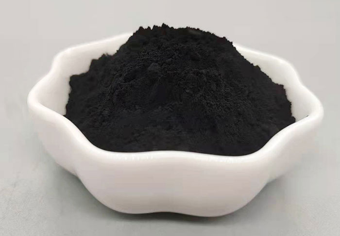 炭黑色粉实拍图