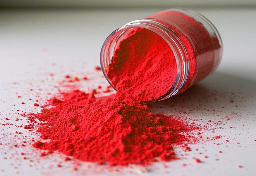 红色有机颜料色粉