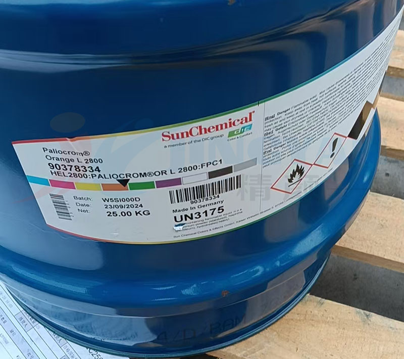 DIC L2800橙色效果颜料包装标题图