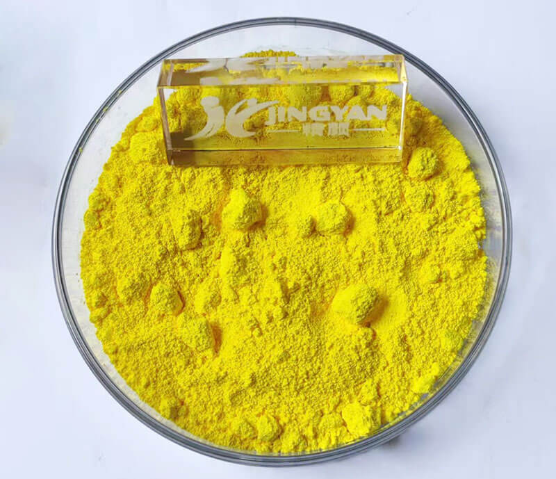 润巴I3816尼龙用包膜钒酸铋黄颜料色粉实拍图