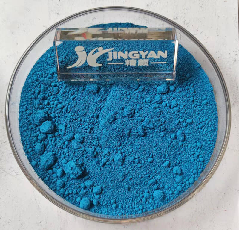 润巴I5010钴铬蓝颜料色粉实拍图